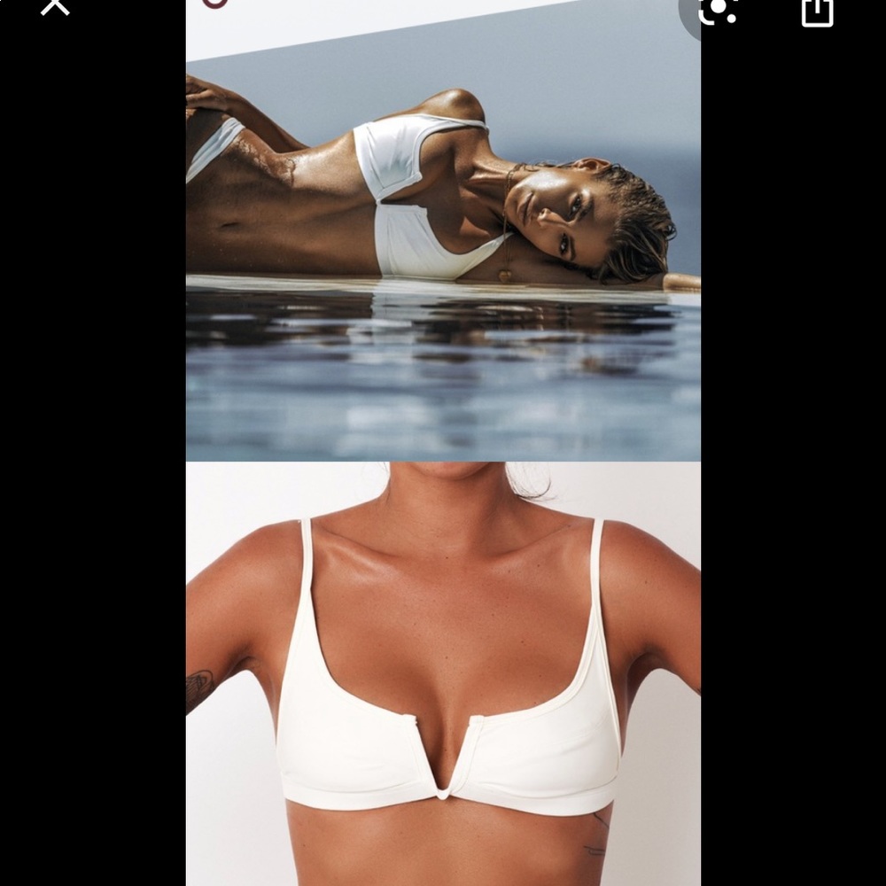 Fae V Front Bralette Bikini top NWT